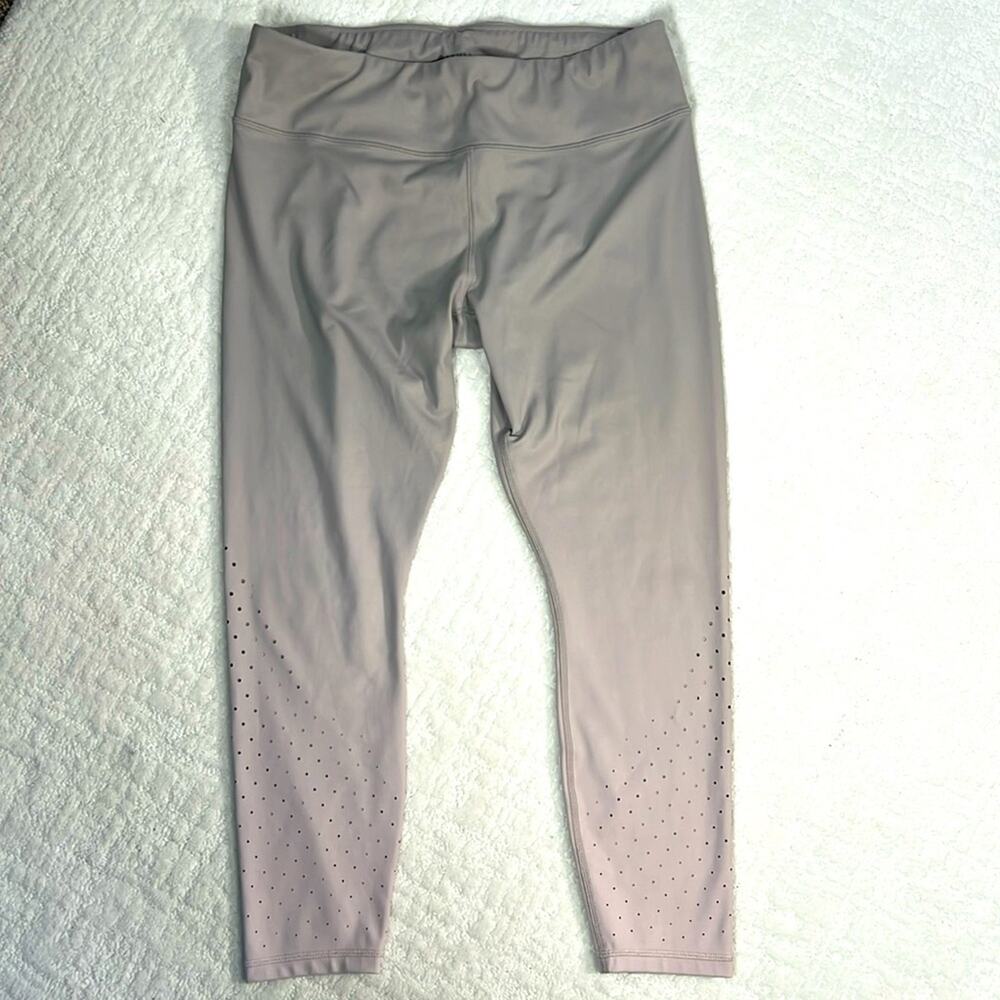 Athleta Contender Aero 7/8 tight high rise pebble gray leggings LP - Picture 2 of 13